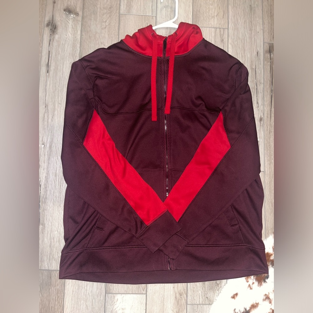 Nwot Red and Maroon Champion Hoodie